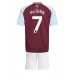 Maillot de foot Aston Villa John McGinn #7 Domicile vêtements enfant 2024-25 Manches Courtes (+ pantalon court)